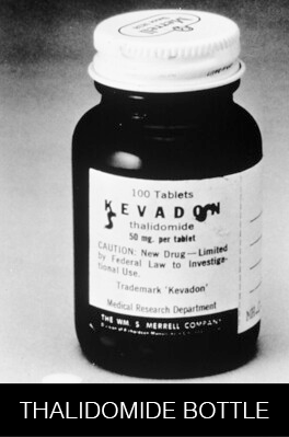 Vintage photo of Thalidomide Bottle